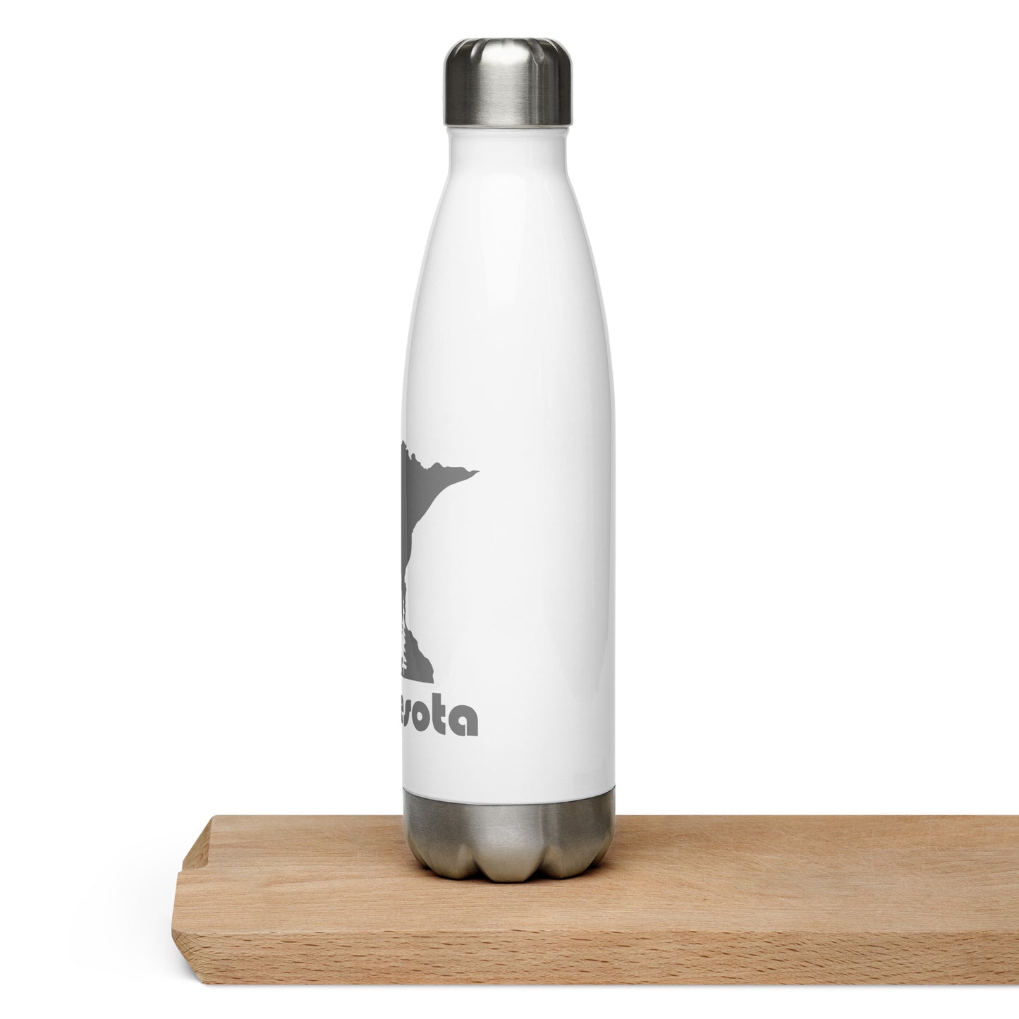 Minnesota Pine Tree Stainless Steel Water Bottle